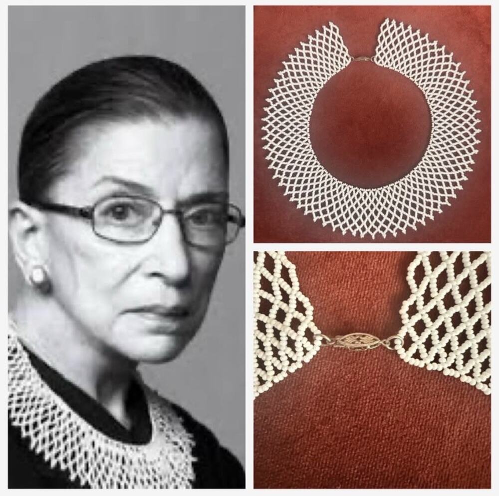 RBG Style Hand Beaded Collar